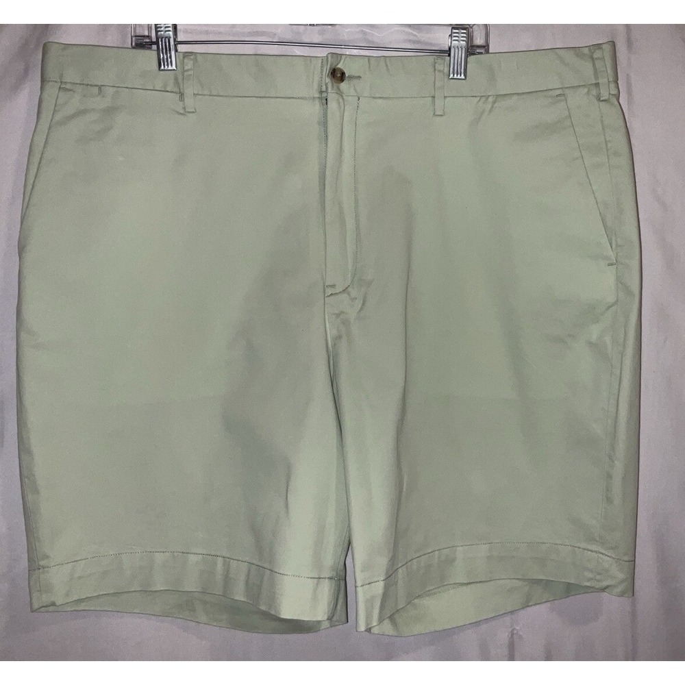 NWT Men Polo Ralph Lauren Stretch Classic Fit Chino Shorts‎ Light Green 42" X 9"